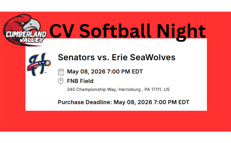 CV Softball Night @ Harrisburg Senators - May 8, 2026!