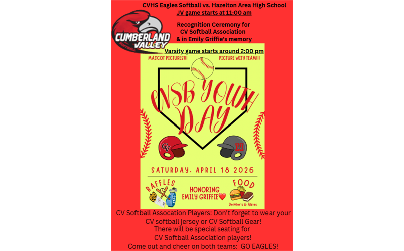 CVHS - CV Softball Youth Appreciation Day! 